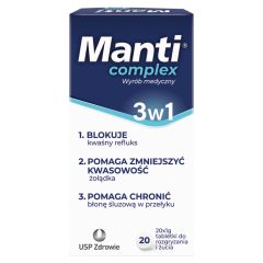 Manti Complex, tabl.do rozgr,żucia, 20 szt