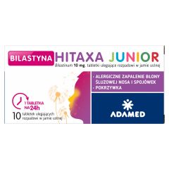 Bilastyna Hitaxa Junior, 10 mg,tabl.uleg.rozp.w j.ustn,10szt