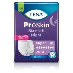 Tena Stretch ProSkin Super Night,piel-m,rozm.M,10szt(761199)