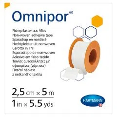 Przylepiec Omnipor, 5 m x 2,5 cm, 1 szt.