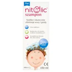 Pipi Nitolic, szamp.,do eliminacji wszy i gnid, 180 ml