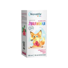 Novativ Kids Żurawinka, płyn, 120 ml