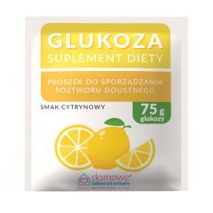 Glukoza, smak cytrynowy, proszek, 76,5g