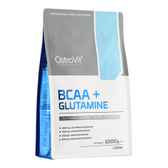 OstroVit BCAA + Glutamina, proszek, cytryna, 500 g
