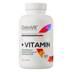 OstroVit Magnez MAX + Vitamin 60 tabs