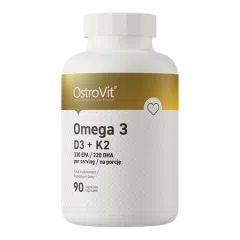OstroVit,  Omega 3 D3 + K2, kapsułki, 90 szt.