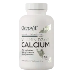 Ostrovit, Witamina D3 + K2 + Wapń, tabletki, 90 szt.