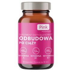 PINK MAMA, Odbudowa po ciąży, kapsułki miękkie, 30 szt.
