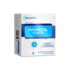 NOVATIV Magnez B6 FORTE 60 tabletek