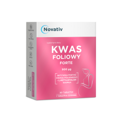 Novativ Kwas foliowy forte, tabl., 90 szt