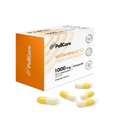 PellCore Witamina C SR+ bioflawonoidy, kaps.twarde, 60 szt