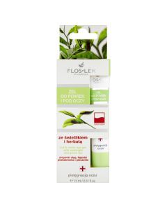 Flos-Lek Pharma, żel do powiek i pod oczy, ze świetlikiem i herbatą, 15 ml