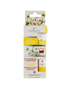 Flos-Lek Pharma, żel do powiek i pod oczy, ze świetlikiem i rumiankiem, 15 ml