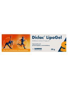 Diclac Lipogel, 10 mg/g, żel, 50 g