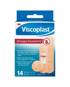 Viscoplast Tamujący krwawienie, plastry, 3 rozmiary, 14 szt.