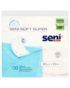 Seni Soft Super, podkłady higieniczne, 90 cm x 60 cm, 30 szt.