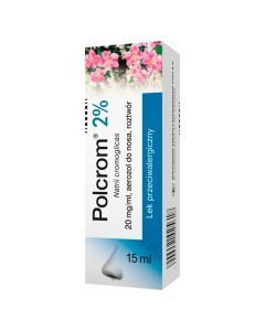 Polcrom 2%, (2,8 mg/dawkę), aerozol do nosa, 15 ml