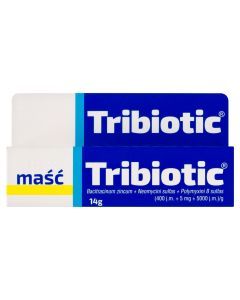 TRIBIOTIC, (400 j.m. + 5 mg + 5000 j.m.)/g, maść, 14 g