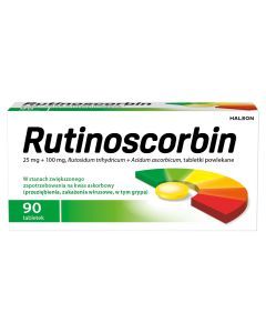 Rutinoscorbin, tabletki powlekane, 90 szt.