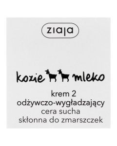 Ziaja Kozie Mleko, krem 2, odżywianie i wygładzanie do cery suchej, 50 ml