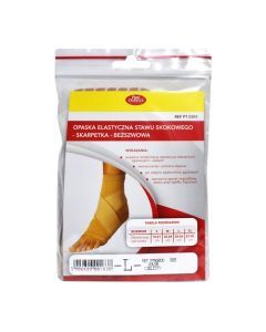 Pani Teresa Basis, opaska stawu skokowego dziana, kolor cielisty, rozmiar L, skarpetka