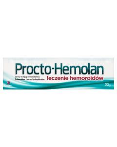 Procto-Hemolan, (50 mg+20 mg)/g, krem doodbytniczy, 20 g