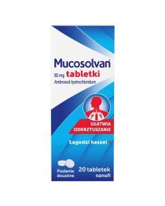 Mucosolvan, 30 mg, tabletki, 20 szt.