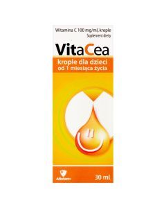 VitaCea, krople dla dzieci od 1 m-ca, 30 ml