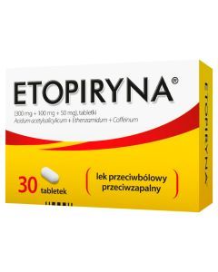 Etopiryna, tabletki od bólu głowy, 30 szt.