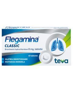 Flegamina, 8 mg, tabletki, 40 szt.