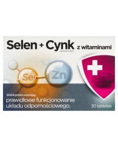 Selen + cynk z witaminami, tabletki, 30 szt.