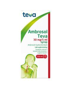 Ambrosol Teva, (30 mg/5 ml), syrop, 200 ml