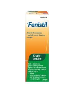 Fenistil, (1 mg/ml), krople doustne, 20 ml