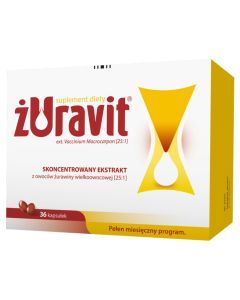 Żuravit, kapsułki elastyczne, 36 szt.