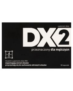 DX2, wzmacniający włosy, przeznaczony dla mężczyzn, kapsułki, 30 szt.