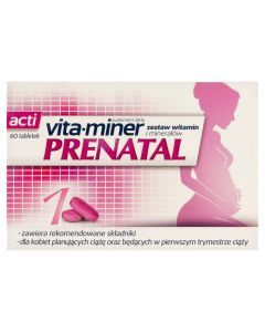 Acti Vita-miner Prenatal, tabletki, 60 szt.