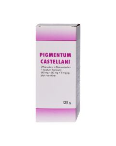 Pigmentum Castellani, plyn na skore,125 g