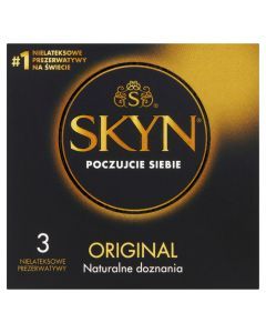 Skyn Original, nielateksowe prezerwatywy, 3 szt.