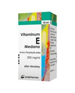 Vitaminum E, (300 mg / ml), krople, 10 ml (Medana)