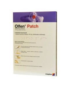 Olfen Patch, 140 mg, plast.leczn., 5 szt,torebka