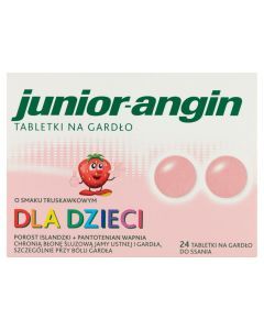 Junior angin, tabletki na gardło, 24 szt.