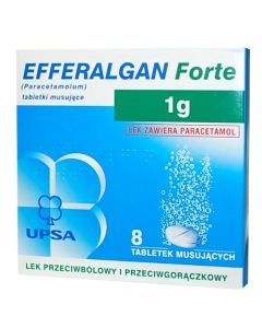 Efferalgan  Forte, 1 g, tabletki musujące, 8 szt.