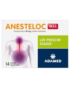 Anesteloc Max, 20 mg, tabletki dojelitowe, 14 szt.