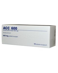 ACC  optima, 600 mg,tabl.mus.,(i.row),InPh,Aust, 10 szt