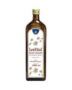 LenVitol olej lniany,tlocz.na zimno,(LenVitol budwig.),250ml
