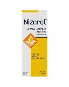 Nizoral, 20 mg/g, szampon leczniczy, 60 ml (butelka)