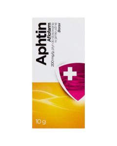 Aphtin, 200 mg/g, plyn d/stos.w j.ustn,(Aflofarm), 10 g
