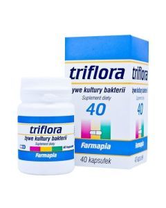 Triflora, zywe kultury bakterii, kaps., 40 szt