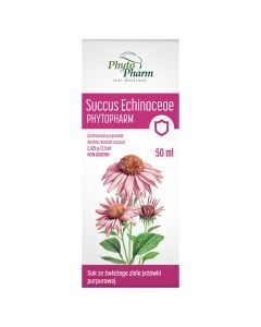 Succus Echinacae Phytopharm, (sok z jeżówki), płyn doustny, 50 ml