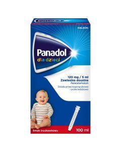 Panadol dla dzieci, (120 mg/5 ml), zawiesina doustna, 100 ml